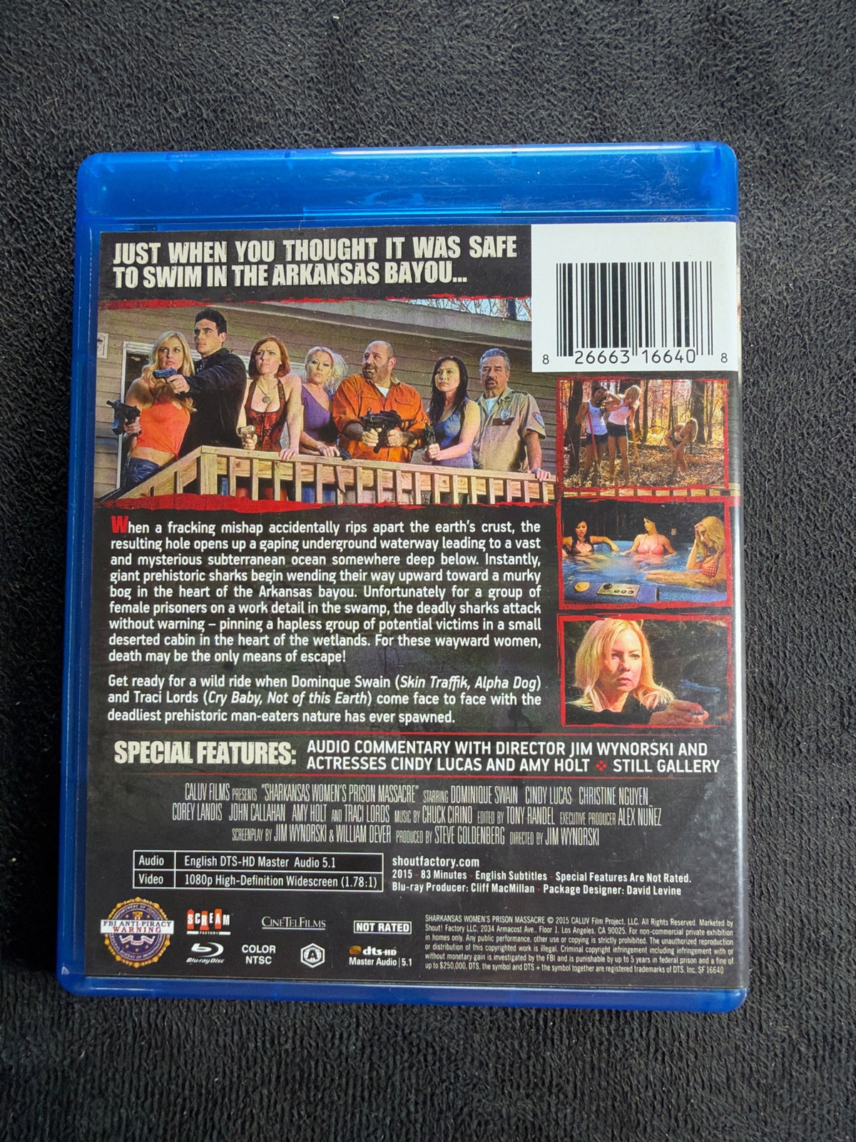 Sharkansas Women's Prison Massacre (Blu-ray, Scream Factory)