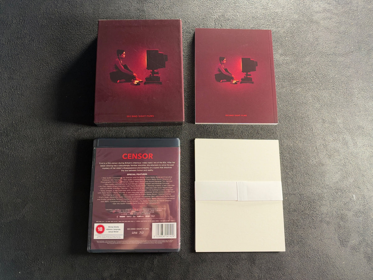 Censor (Blu-ray, Second Sight Films, Limited Edition, Region B, OOP)