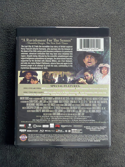 The Lost City of Z (4K Ultra HD/Blu ray, Shout! Studios, 2 Disc, Widescreen)
