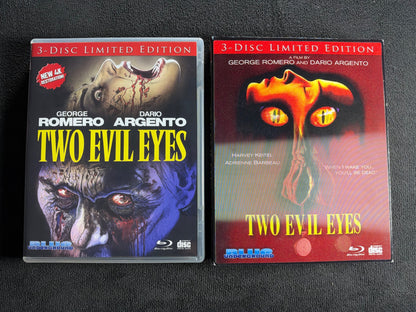 Two Evil Eyes (Blu-ray, Blue Underground, Slipcover, 3-Disc Limited Edition)