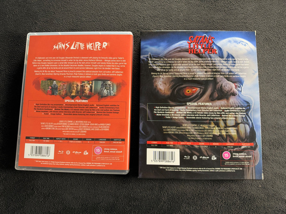 Satan's Little Helper (Blu-ray, Treasured Films, Rare Slipcover, Region B)