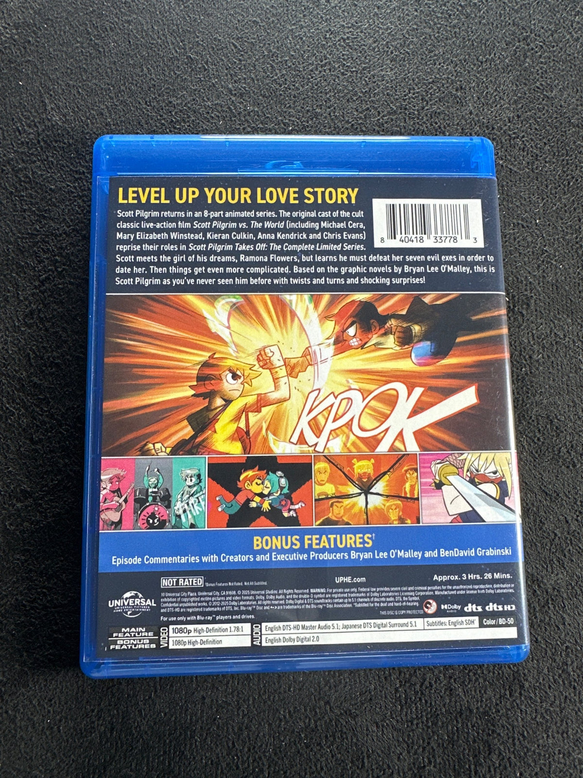 Scott Pilgrim Takes Off: The Complete Limited Series (Blu-ray, Universal)