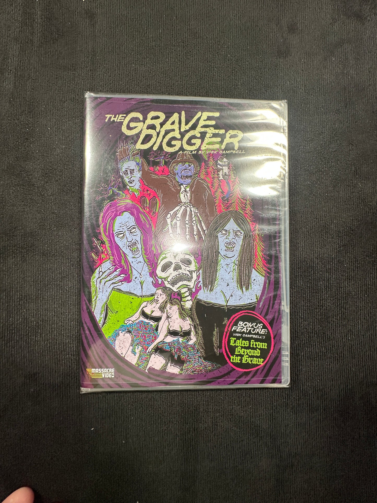 The Gravedigger / Tales from Beyond the Grave (DVD, Massacre Video, NEW)