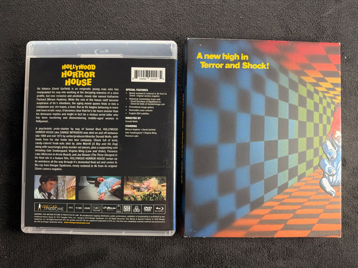 Hollywood Horror House (Blu-ray, Vinegar Syndrome, Slipcover, 70's Horror)