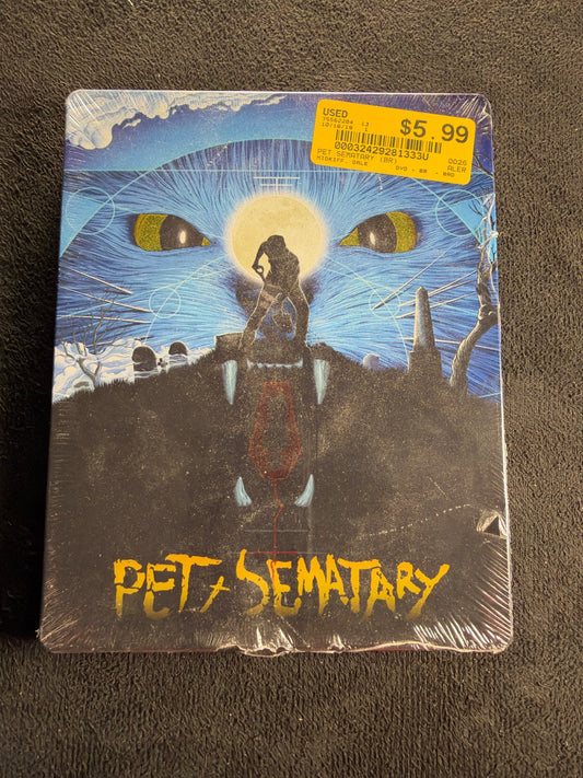 Pet Sematary (Blu-ray, Paramount Pictures, Mondo Steelbook, No Digital)