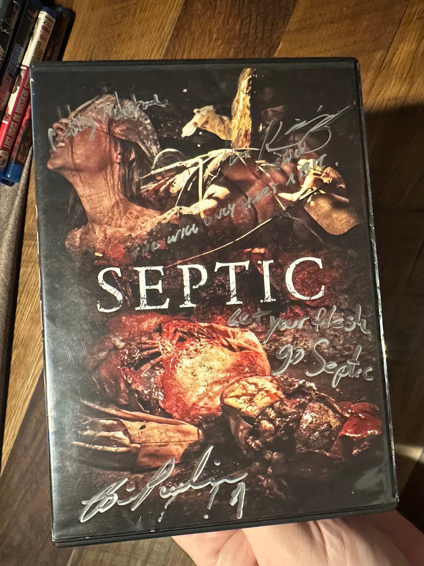 Septic DVD-Morbid Vision Films-Obscure Horror-Signed X4-Rare-