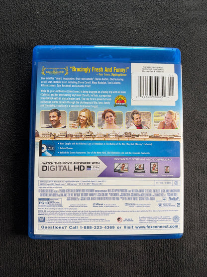 The Way Way Back (Blu-ray, Warner Home Video,  2013 Classic, No Digital)