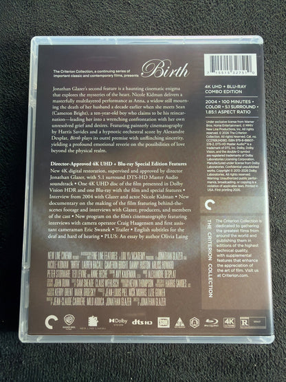 BIRTH (4K Ultra HD, Criterion Collection, Special Edition, Widescreen)