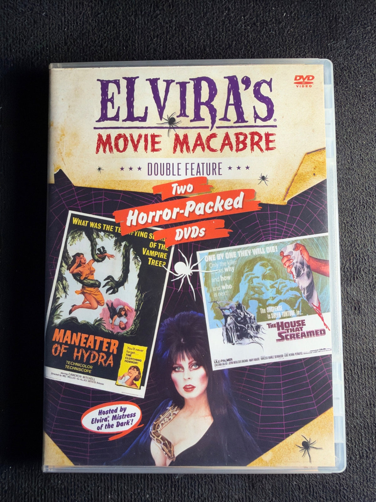 Elvira's Movie Macabre Double Feature (DVD, Shout Factory, House That Screams)