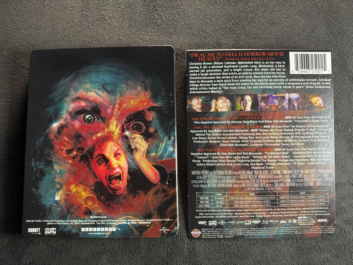 Drag Me to Hell (4K Ultra HD, Scream Factory, Steelbook, 2009 Horror))