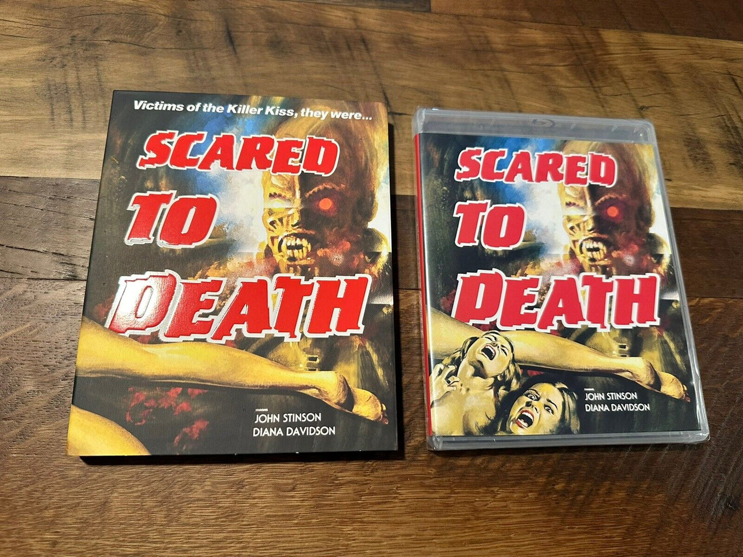 Scared To Death Blu ray*Vinegar Syndrome*Slipcover*80's Classic*4K Scan*NEW*