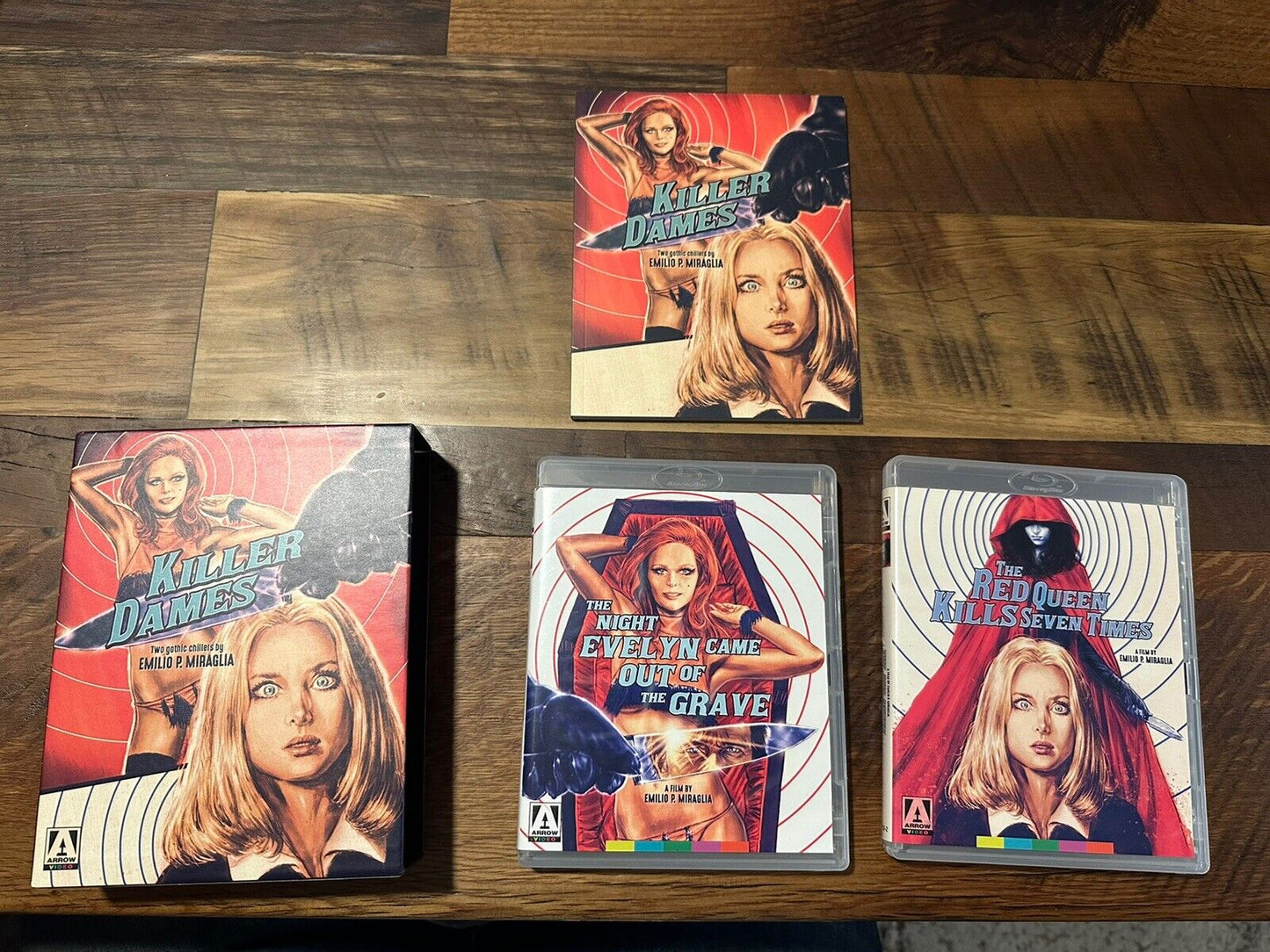 Killer Dames Blu ray ONLY*Arrow Video*Boxset*Limited Edition*Booklet*NO DVD's*