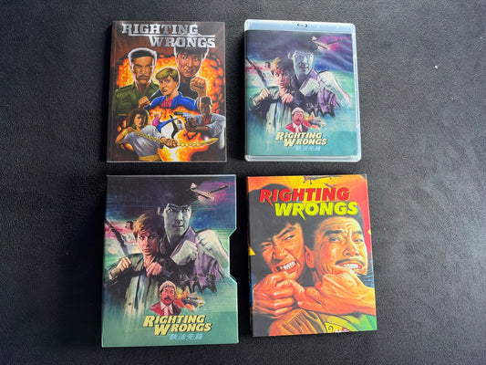 Righting Wrongs (Blu-ray, Vinegar Syndrome, Hard Slipcover, Limited Edition)