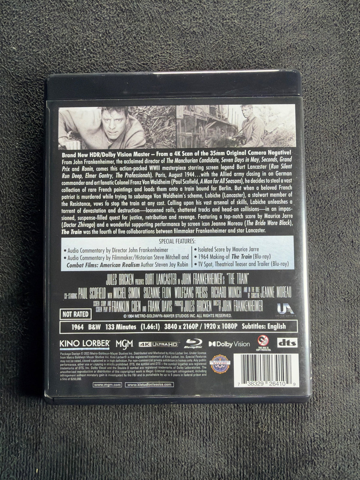 The Train (4K Ultra HD, Kino Lorber, 60's Classic, Widescreen)