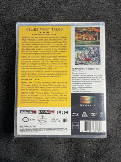 Méliès Fairy Tales in Color (Blu-ray, Flicker Alley, 2018 Classic, NEW/Sealed)