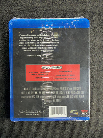 President's Day (Blu-ray, HorrorPack, 2010 Horror, Widescreen, NEW/Sealed)