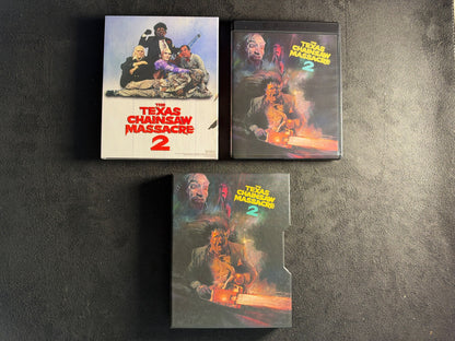 The Texas Chainsaw Massacre 2 (4K Ultra HD, Vinegar Syndrome, Slipcover)
