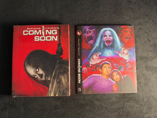Coming Soon (Blu-ray, Error 4444, 2X Slipcovers, Horror Classic, NEW/Sealed)