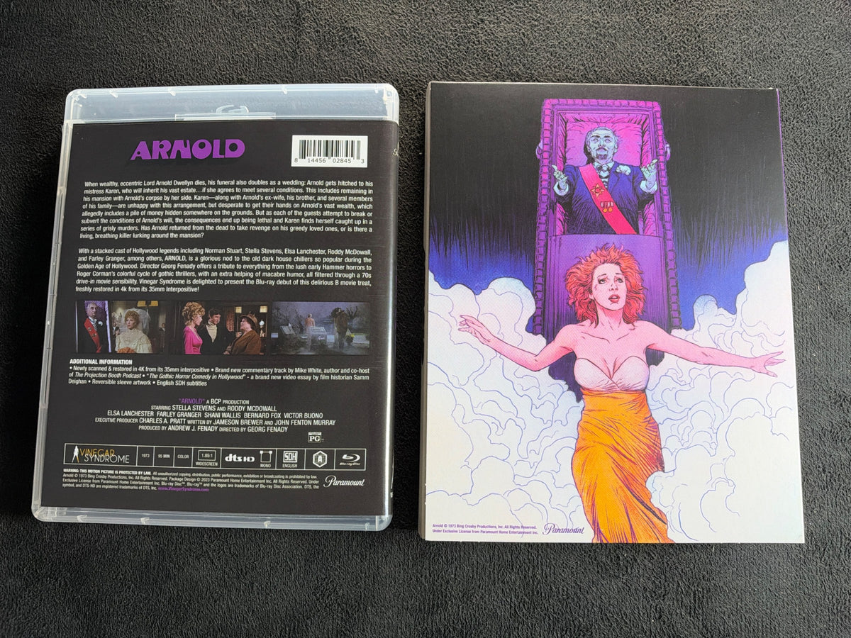 Arnold (Blu-ray, Vinegar Syndrome, Slipcover, 70's Classic Horror)