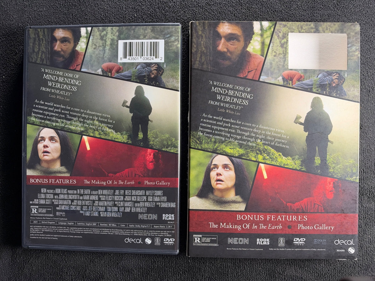In the Earth (DVD, Decal Releasing, Slipcover)