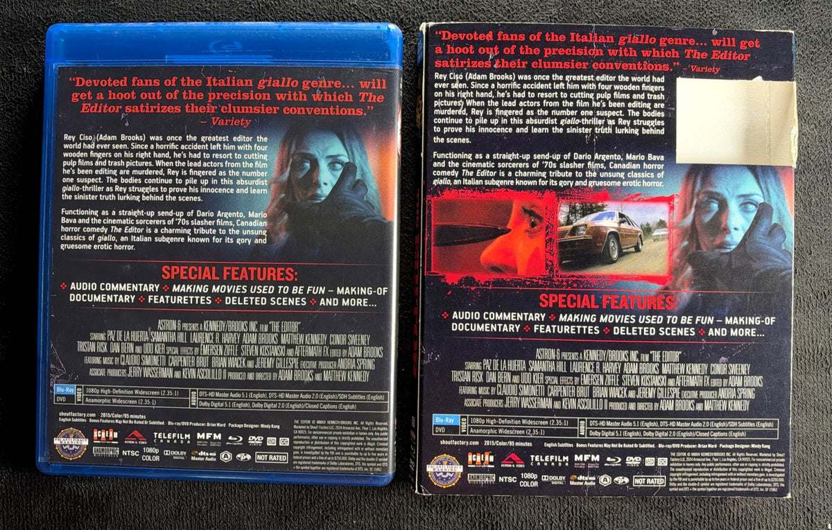 The Editor (Blu-ray, Scream Factory, Slipcover, Horror Classic, Widescreen)