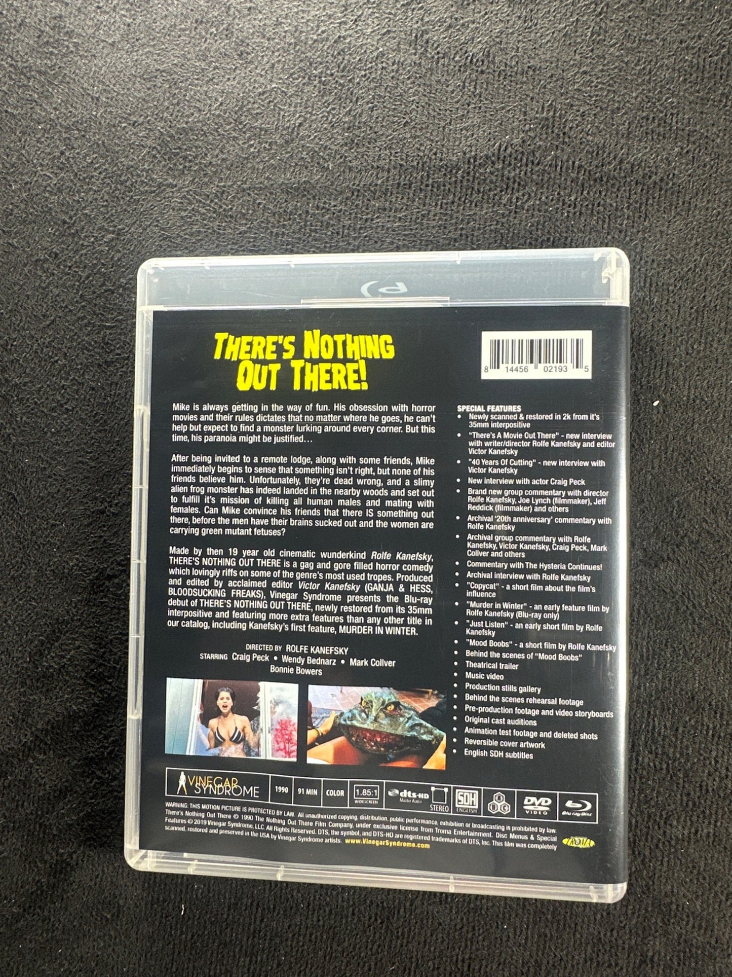 There's Nothing Out There! (Blu-ray, Vinegar Syndrome, Slipcover)