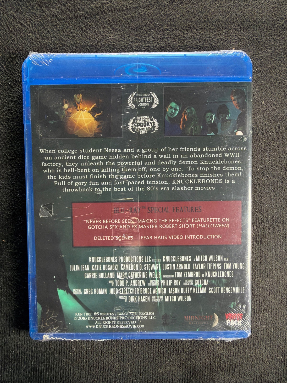 Knucklebones (Blu-ray, HorrorPack, 2016 Horror, Widescreen, NEW/Sealed)