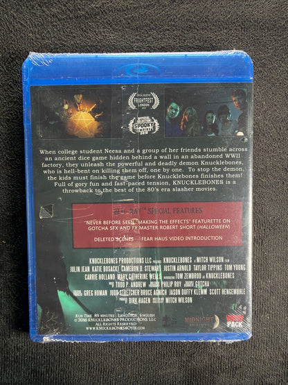 Knucklebones (Blu-ray, HorrorPack, 2016 Horror, Widescreen, NEW/Sealed)