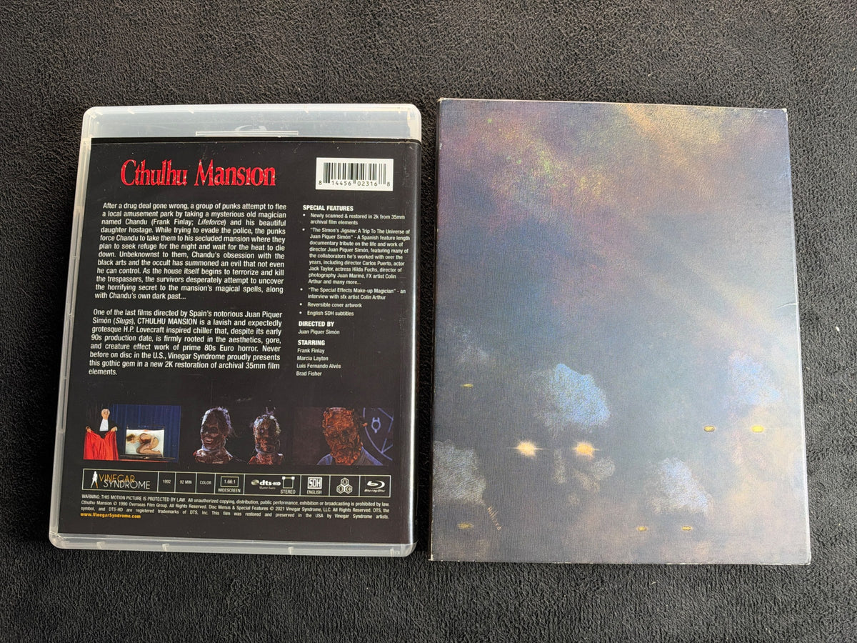 Cthulhu Mansion (Blu-ray, Vinegar Syndrome, Slipcover, 90's Horror)