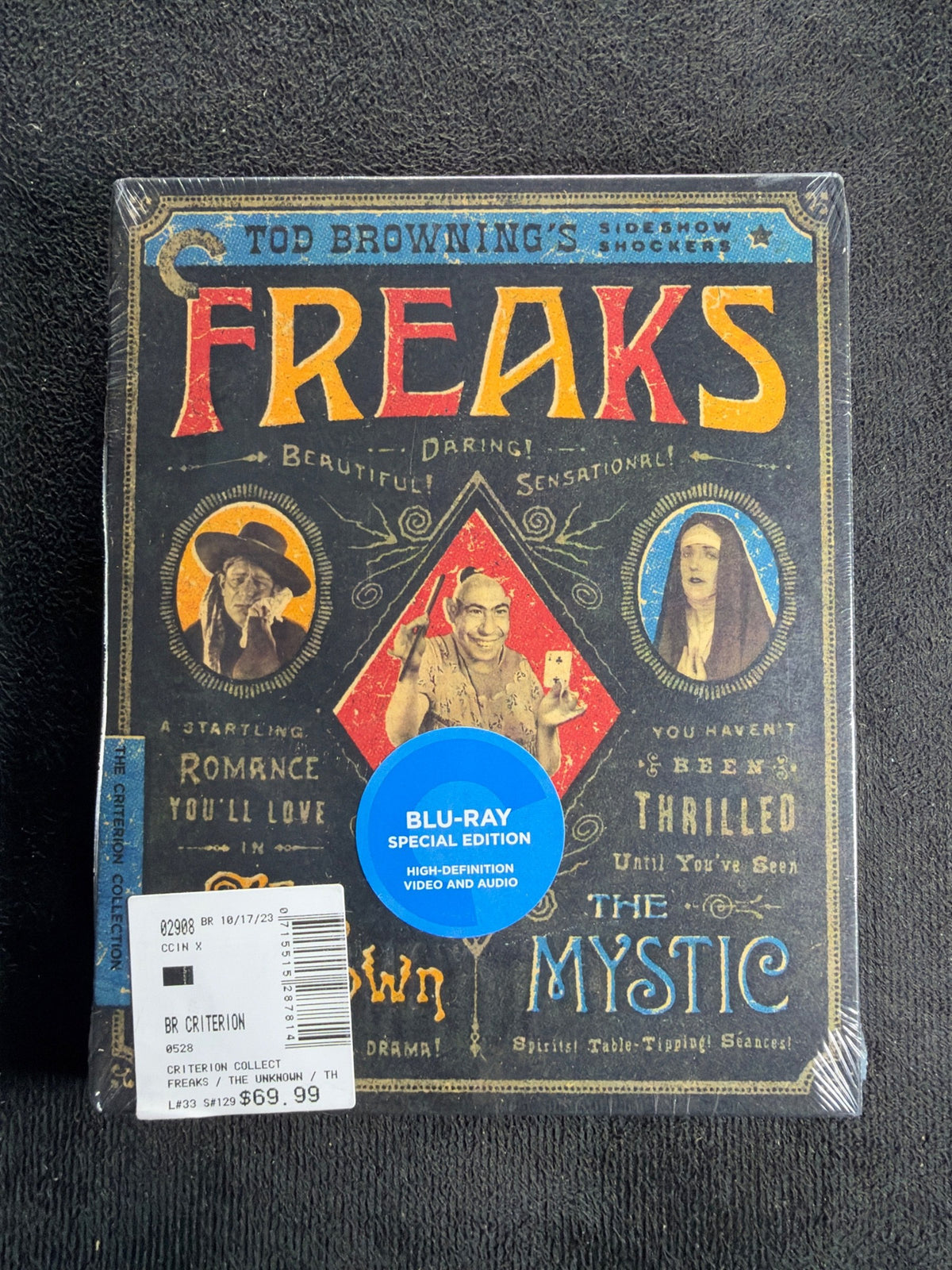 Tod Browning's Sideshow Shockers (Freaks / The Unknown / The Mystic) (Blu-ray)