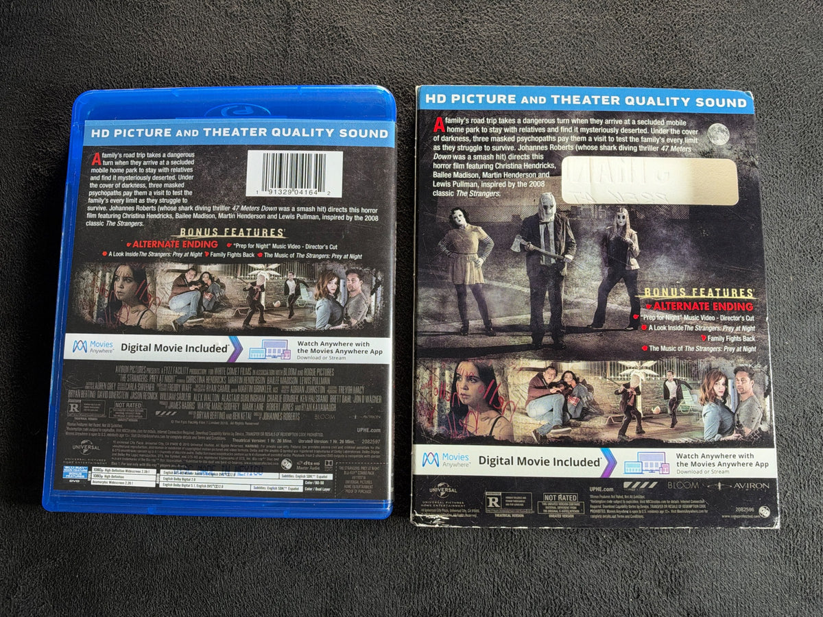 The Strangers: Prey at Night (Blu-ray, Universal, Slipcover, No Digital)