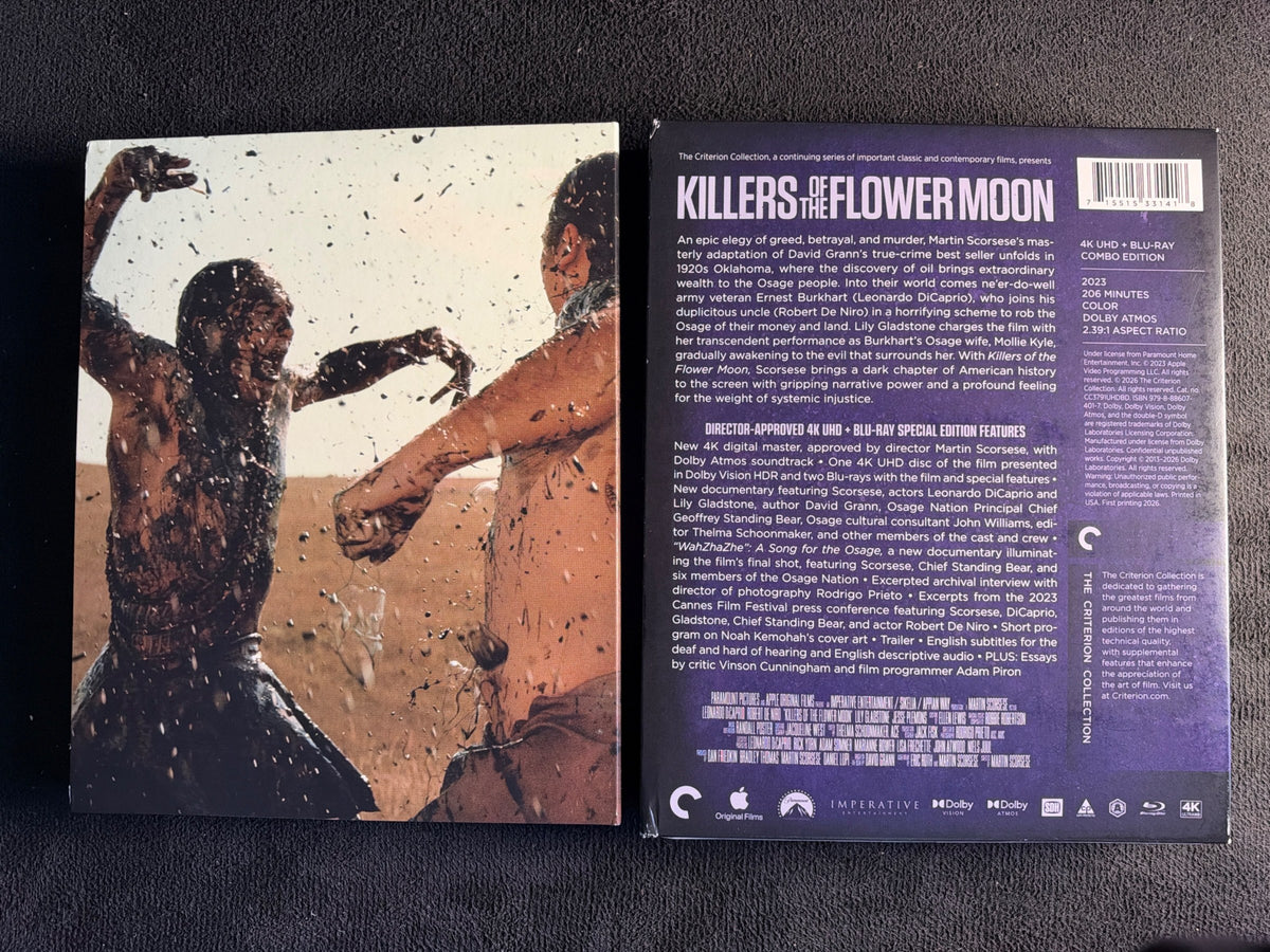 Killers of the Flower Moon (4K Ultra HD, Criterion Collection, Special Edition)