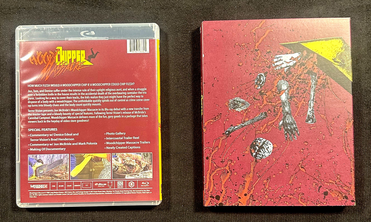Woodchipper Massacre (Blu-ray, Terror Vision, 80's Horror, Slipcover)