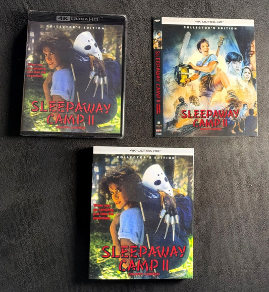 Sleepaway Camp II: Unhappy Campers (4K UHD, Scream Factory, Slipcover, NEW/Seale