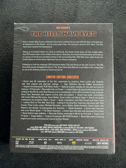 The Hills Have Eyes (Blu-ray, Arrow Video, Limited Edition, NEW/Sealed)