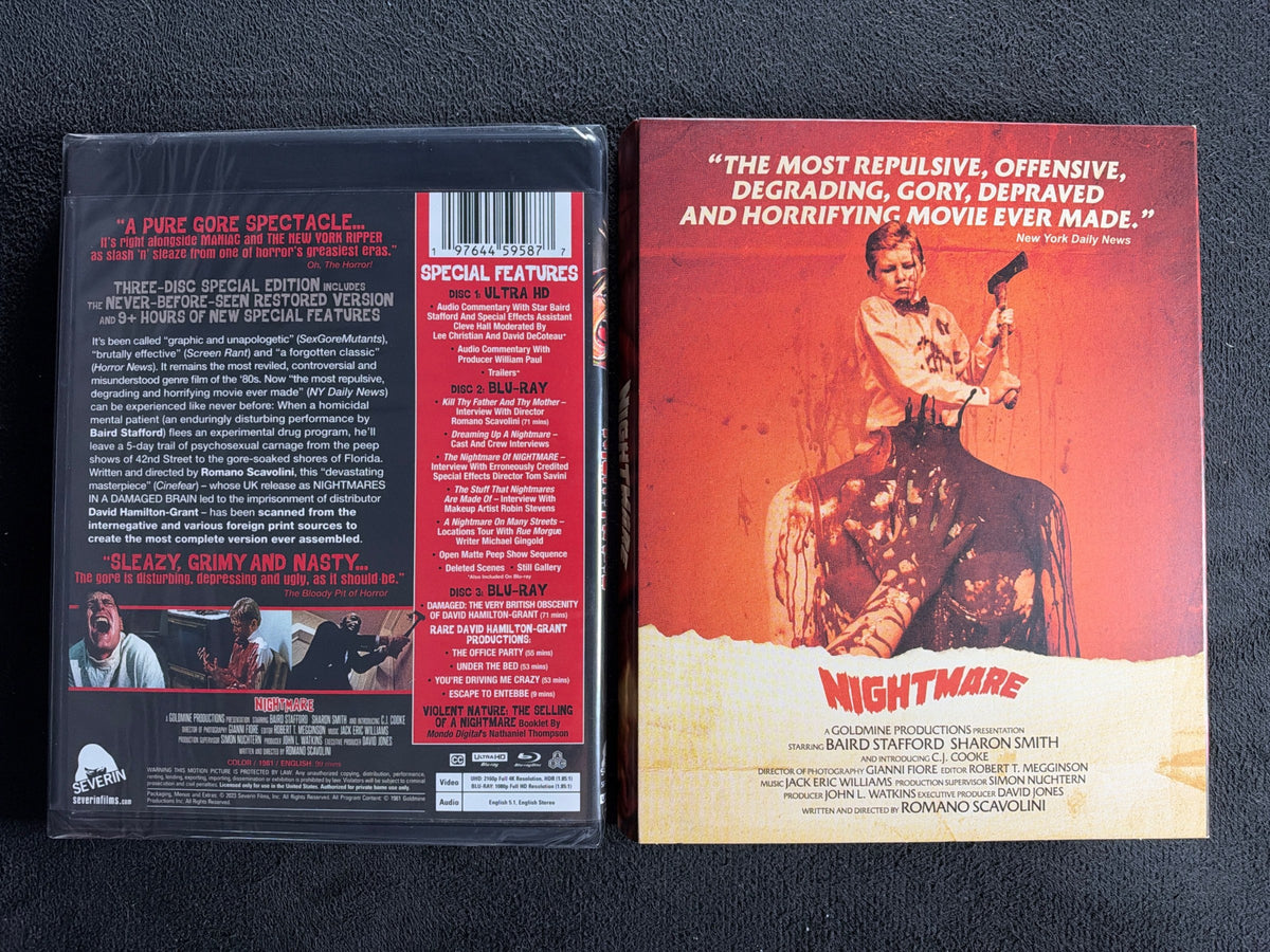 Nightmare (4K Ultra HD, Severin Films, Slipcover, NEW/Sealed)