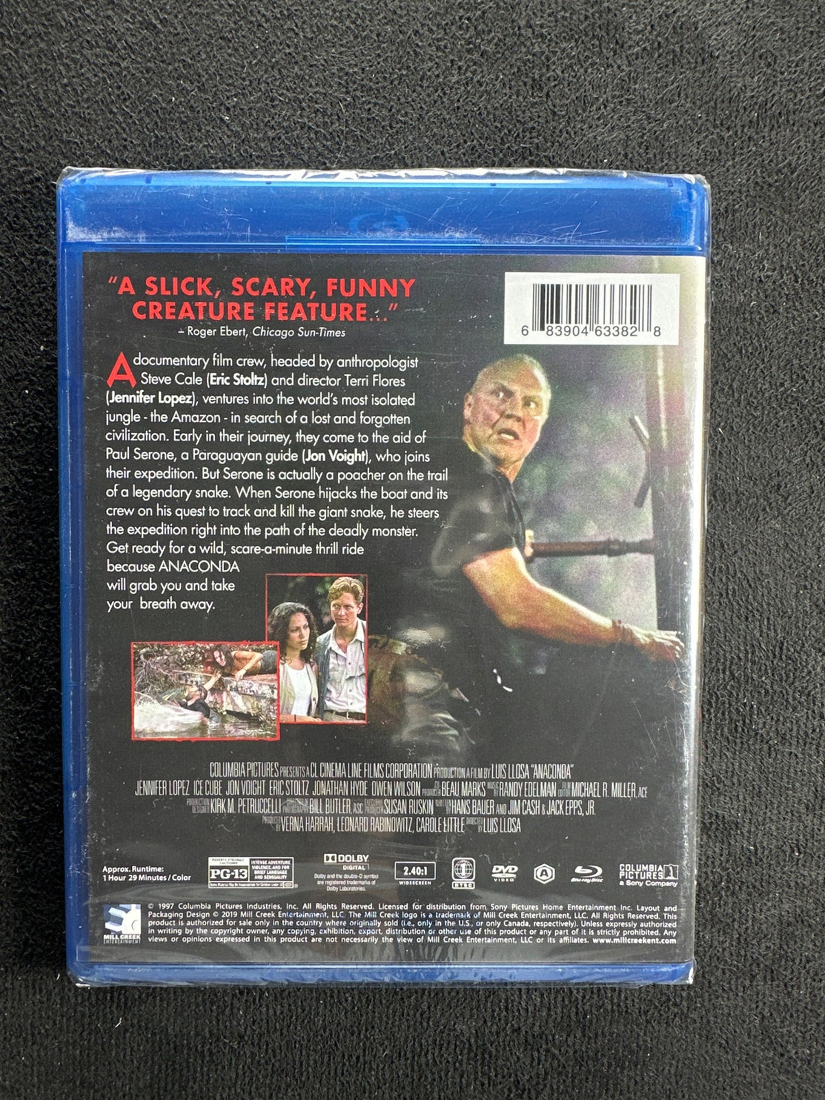 Anaconda (Blu-ray, Mill Creek Entertainment, Ice Cube Horror, NEW/Sealed)
