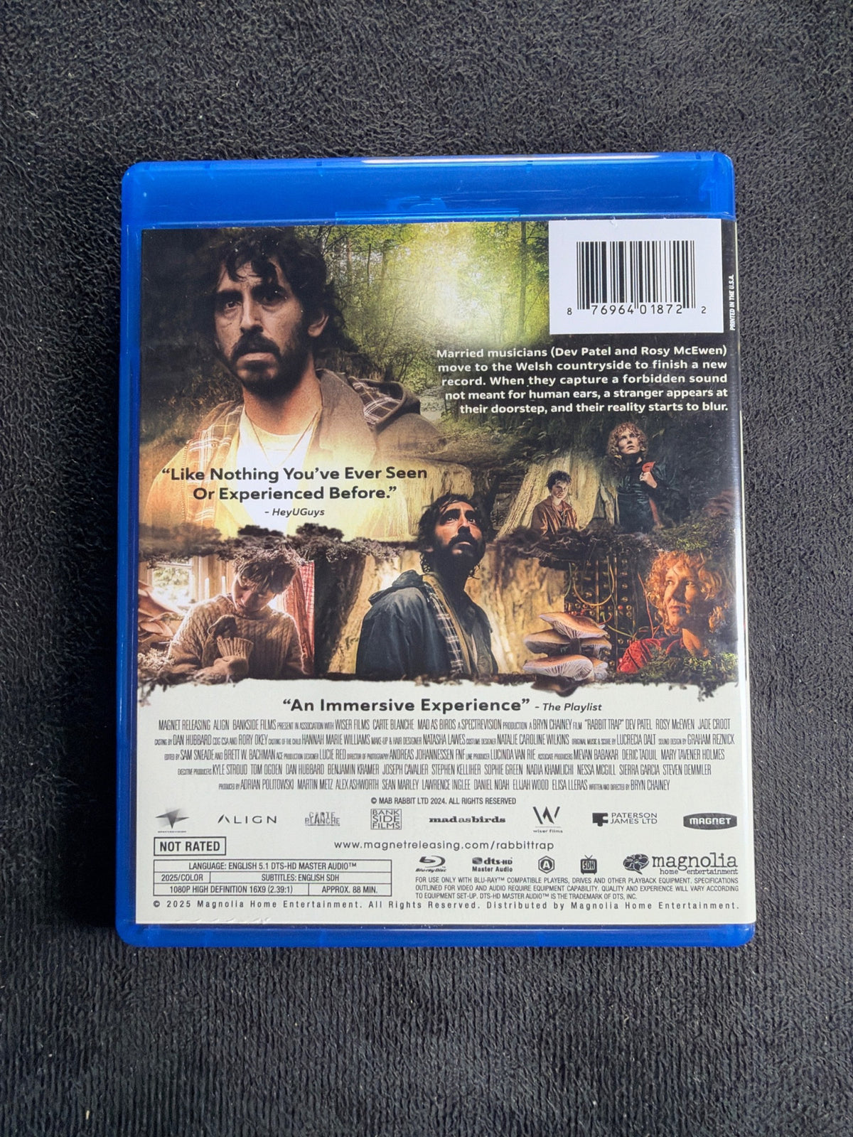 Rabbit Trap (Blu-ray, Magnolia Pictures, Dev Patel Classic, Widescreen)