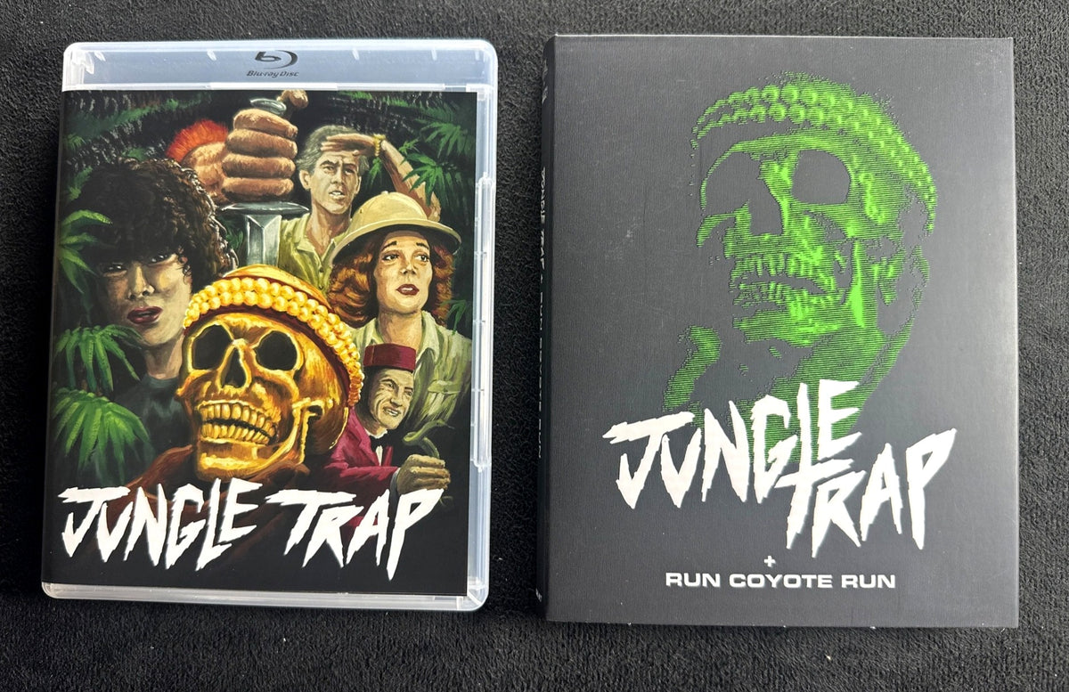 Jungle Trap + Run Coyote Run (Blu-ray, Vinegar Syndrome Partner Label, Slipcover