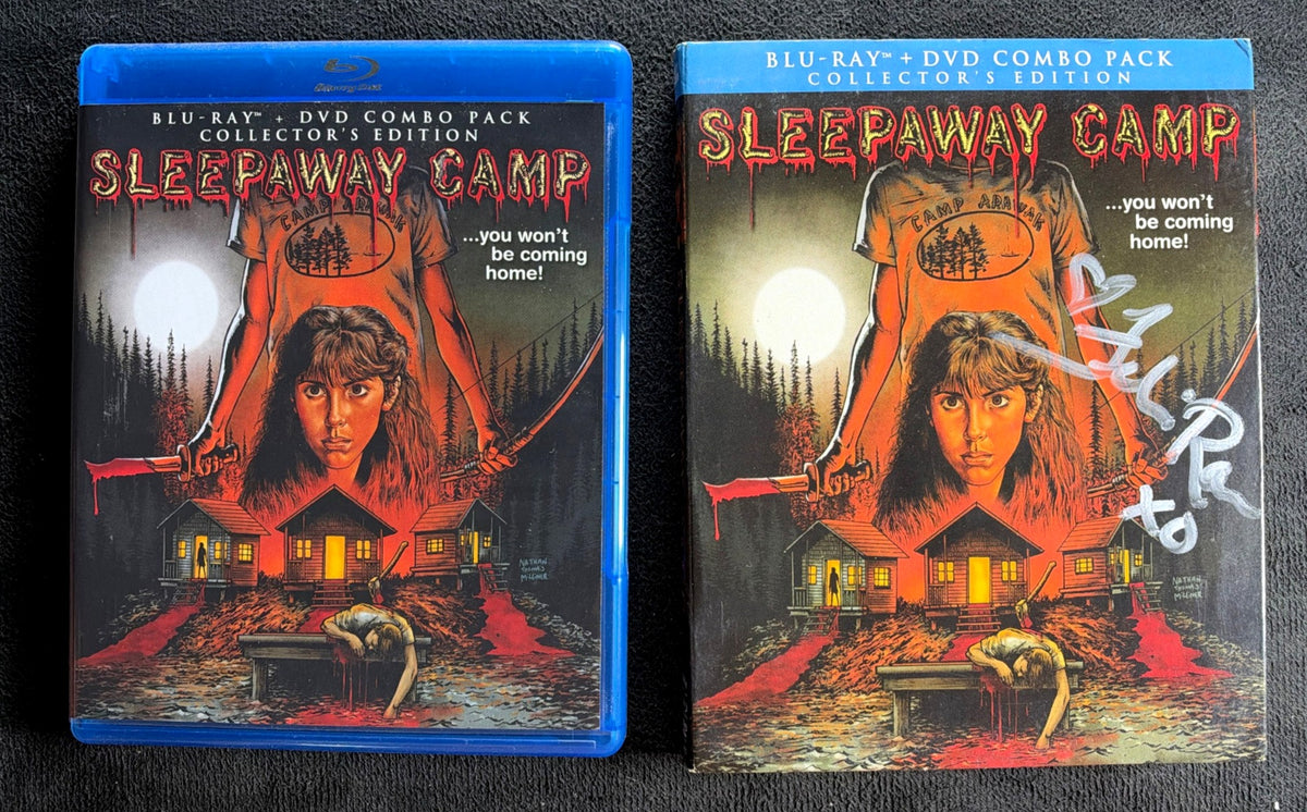 Sleepaway Camp  (Blu-ray, Scream Factory, Slipcover Signed Felissa Rose)