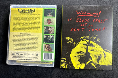 Blood-A-Rama Triple Frightmare II (Blu-ray, Vinegar Syndrome Partner Label, Slip