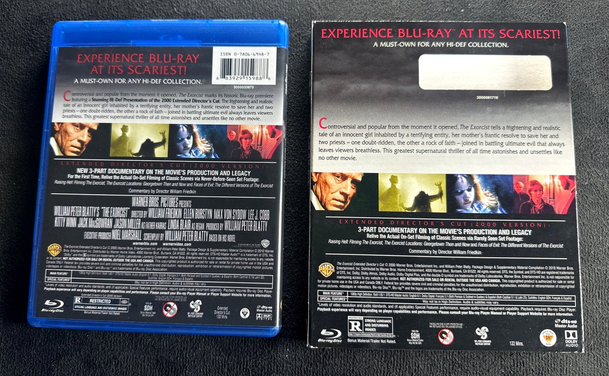 The Exorcist: Extended Director's Cut (Blu-ray, Warner., Lenticular Slipcover)
