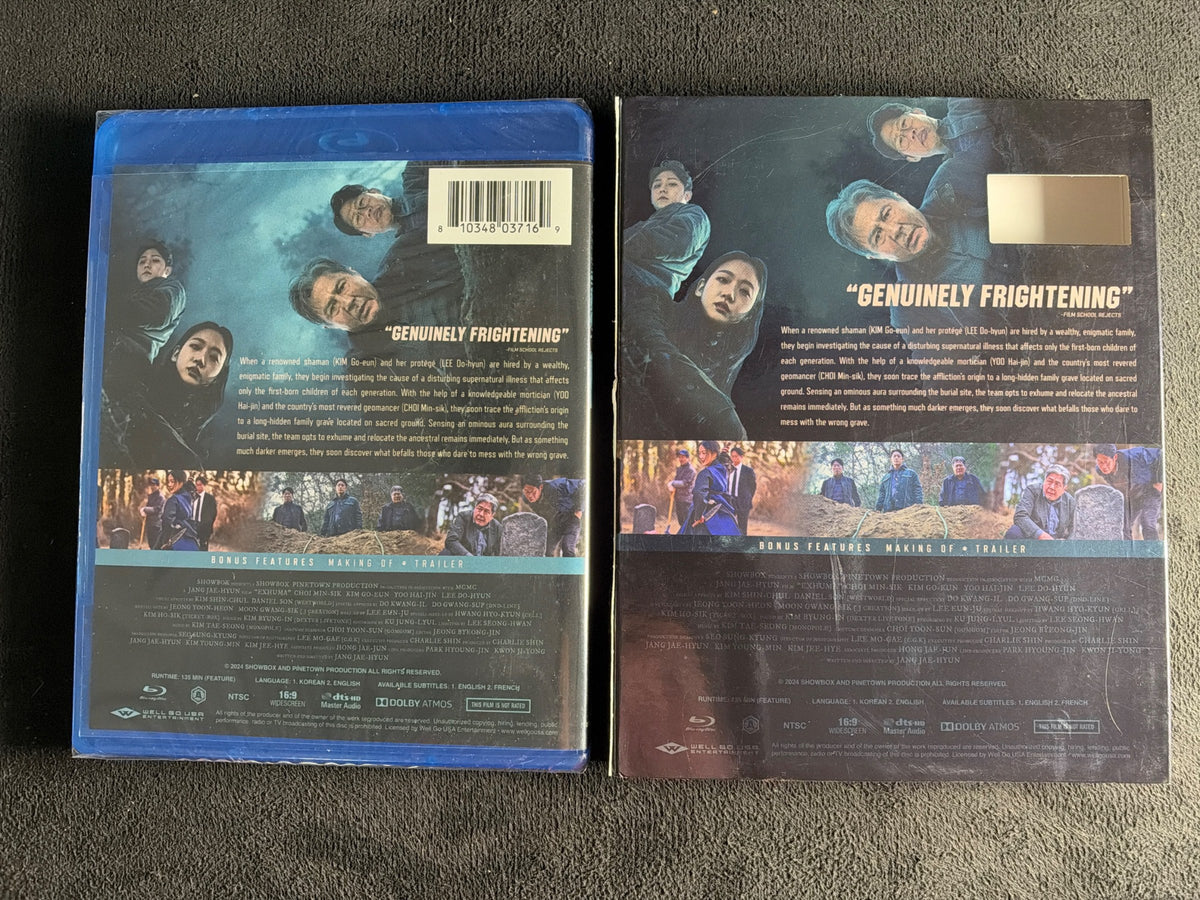 Exhuma (Blu-ray, Well Go USA, Rare Slipcover, Widescreen, NEW/Sealed)