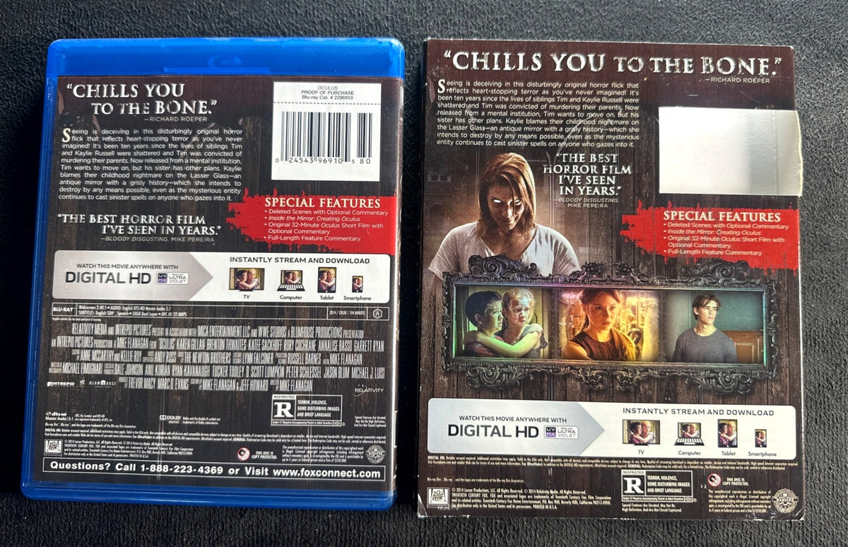 Oculus (Blu-ray, 20th Century Fox, Modern Horror, Widescreen, Slipcover)