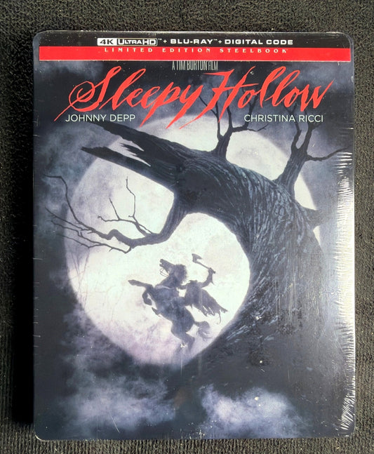 Sleepy Hollow (4K Ultra HD, Paramount Pictures, 90's Classic, NEW/Sealed)