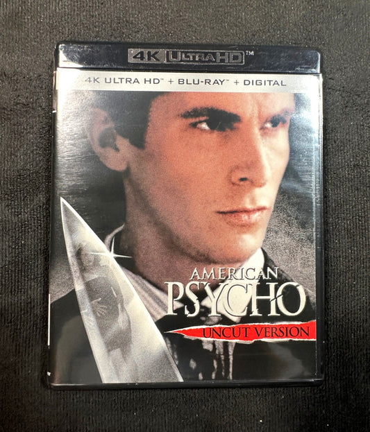 American Psycho (4K Ultra HD/Blu ray,  Lionsgate Films,  No Digital)