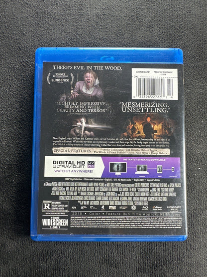 The Witch (Blu-ray, A24, 2015 Horror, Widescreen, No Digital)