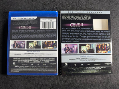 C.H.U.D. II: Bud the Chud (Blu-ray, Vestron Video, Slipcover, NEW/Sealed)