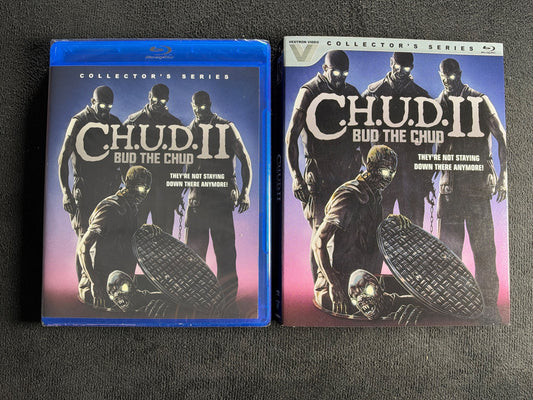 C.H.U.D. II: Bud the Chud (Blu-ray, Vestron Video, Slipcover, NEW/Sealed)