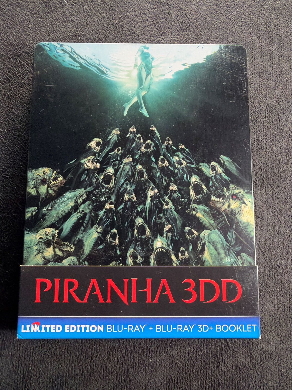 Piranha 3DD (Blu-ray 2D & 3D,  Koch Media, Steelbook, Limited Edition, Region B)